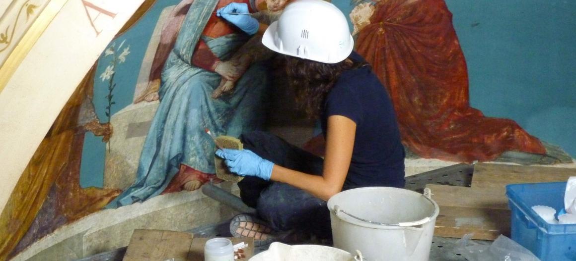 Restauration des peintures de la chapelle